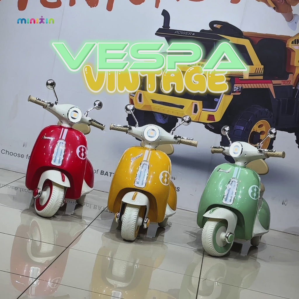 Kids Vintage vespa, With remote