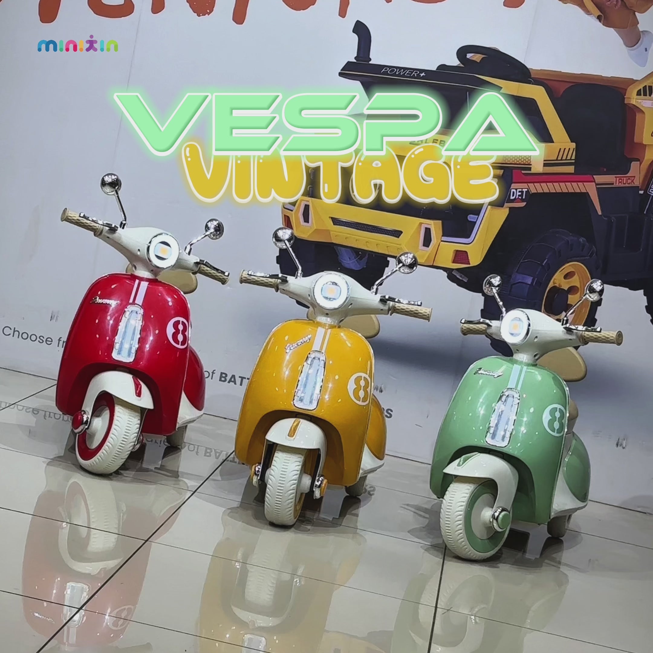 Kids Vintage vespa, With remote