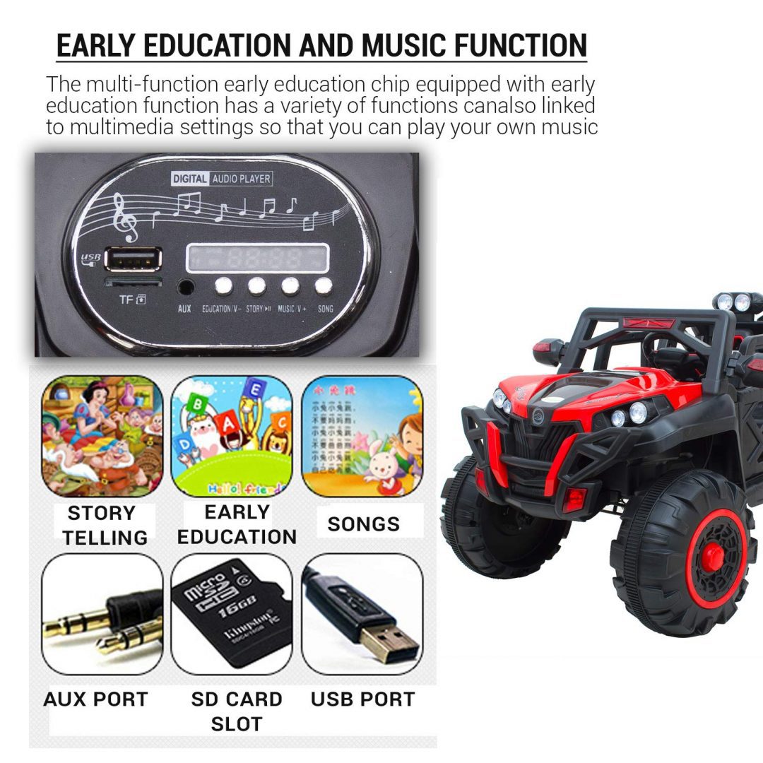 Kids 2188 jeep, Heavy duty, with windshield lights