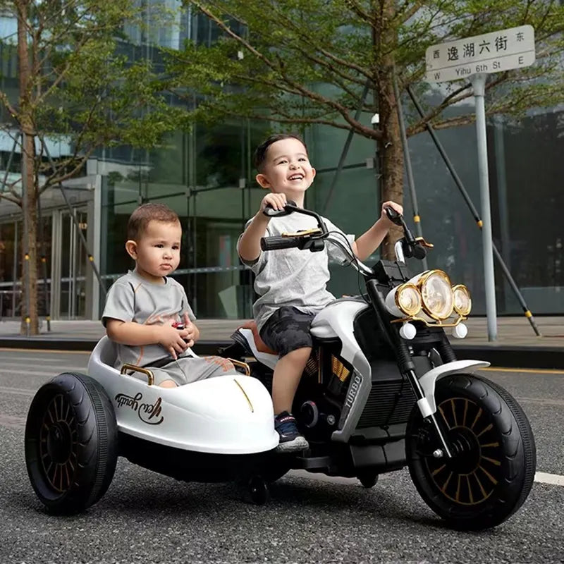 Kids Harley Davidson bike with side car. Jai veeru.