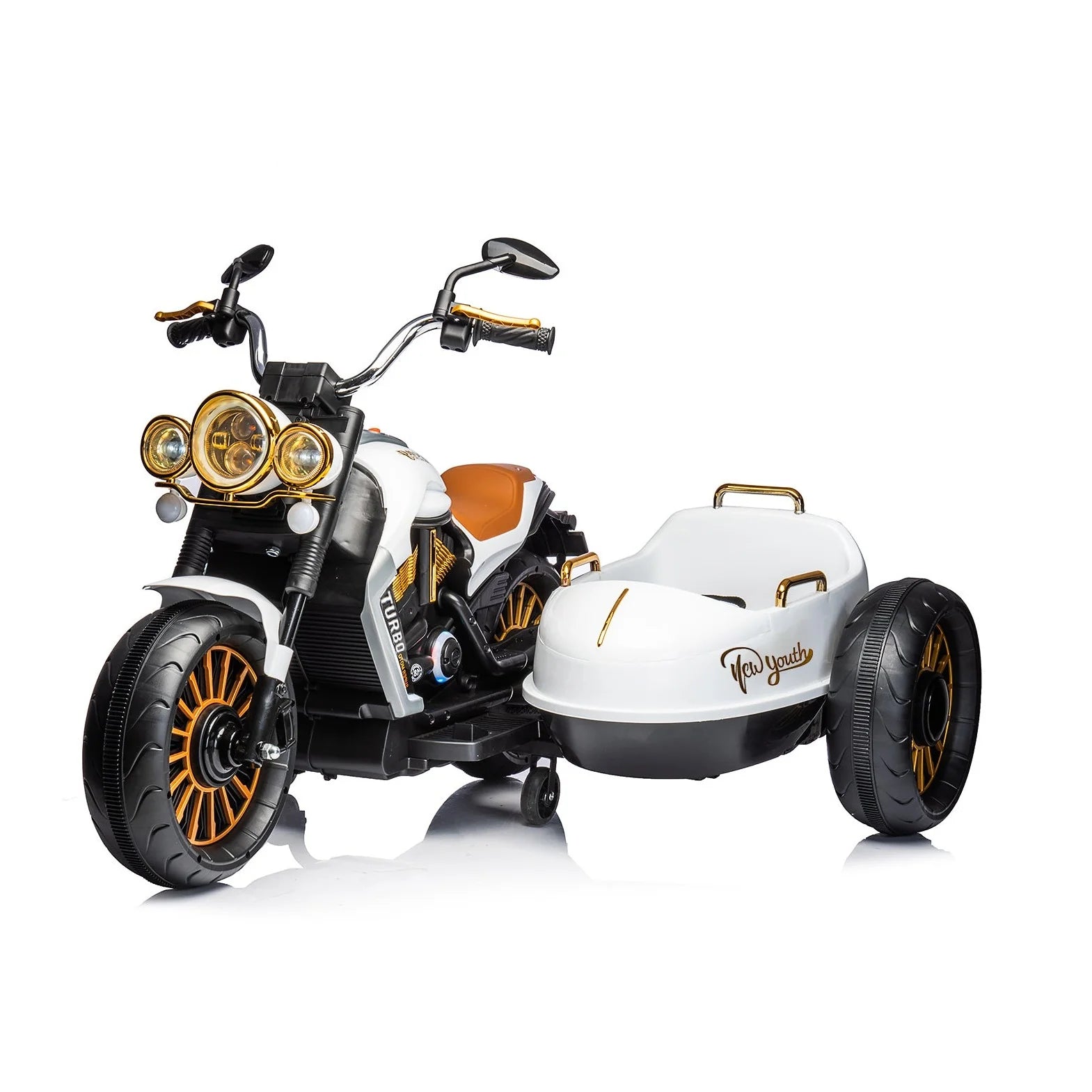 Kids Harley Davidson bike with side car. Jai veeru.