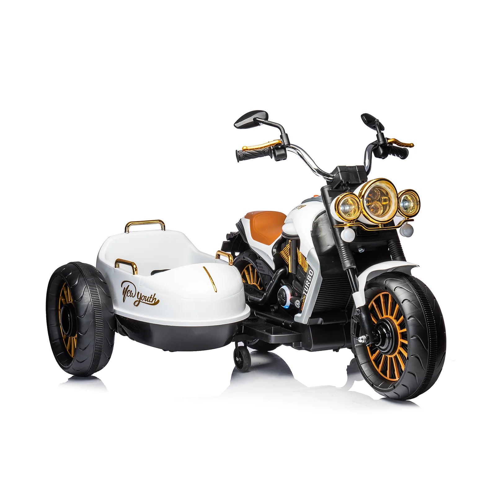 Kids Harley Davidson bike with side car. Jai veeru.