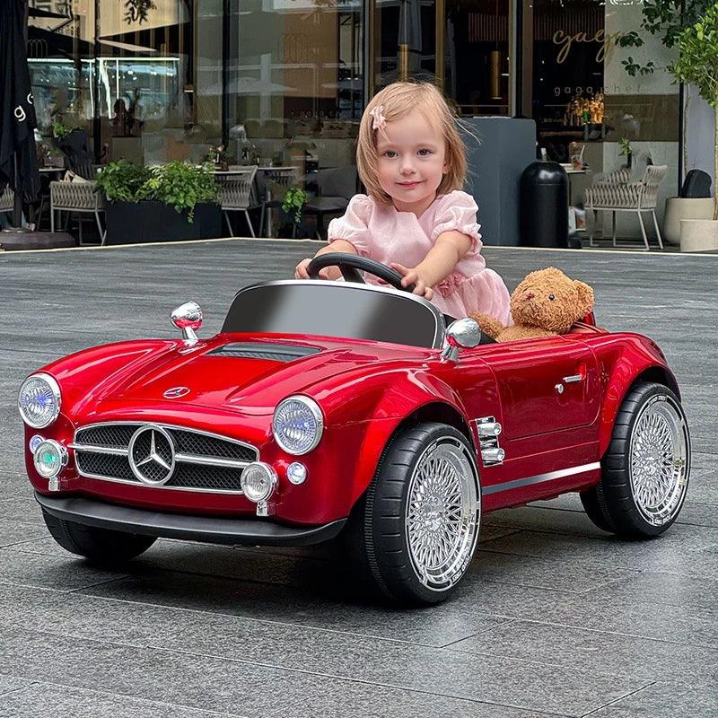 Kids Electric Vintage Mercedez Benz Ride On Luxury Car