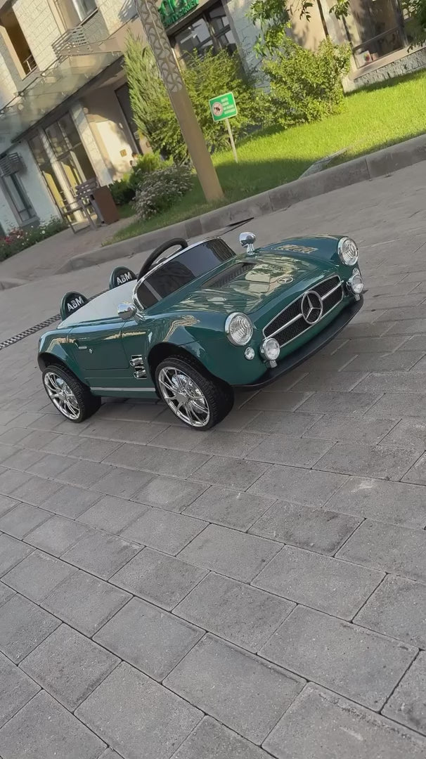 Kids Electric Vintage Mercedez Benz Ride On Luxury Car
